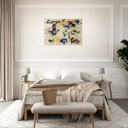 Untitled  SF143S  - Sam Francis Acrylic Print - 70x100 cm / 28x40″ inches