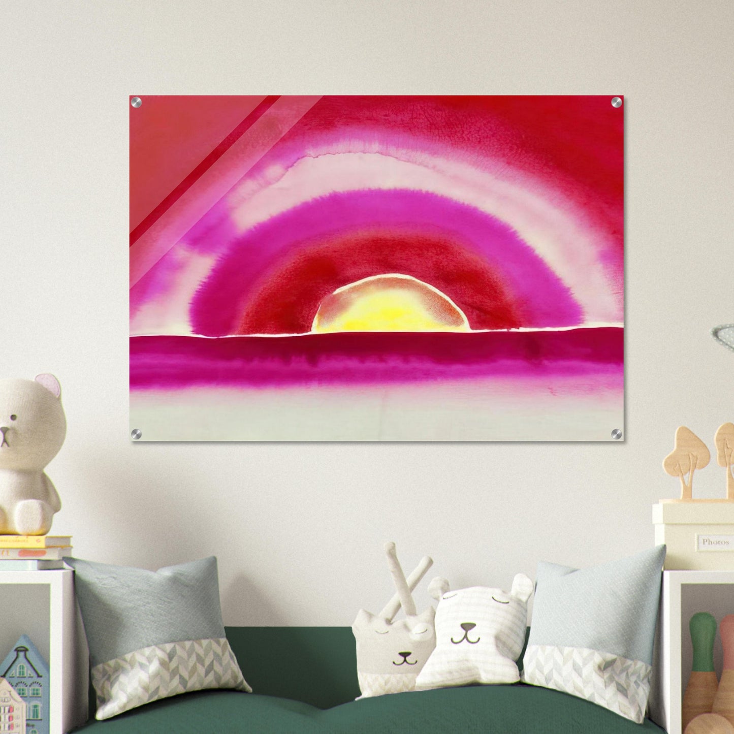 Sunrise - Georgia O'Keeffe Acrylic Print - 70x100 cm / 28x40″ inches | Georgia O'Keeffe Wall Art | Georgia O'Keeffe Prints