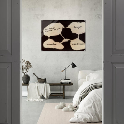 THE LIVING MIRROR 1929 - Rene Magritte Acrylic Print - 70x100 cm / 28x40″ inches | Rene Magritte Wall Art | Rene Magritte Prints