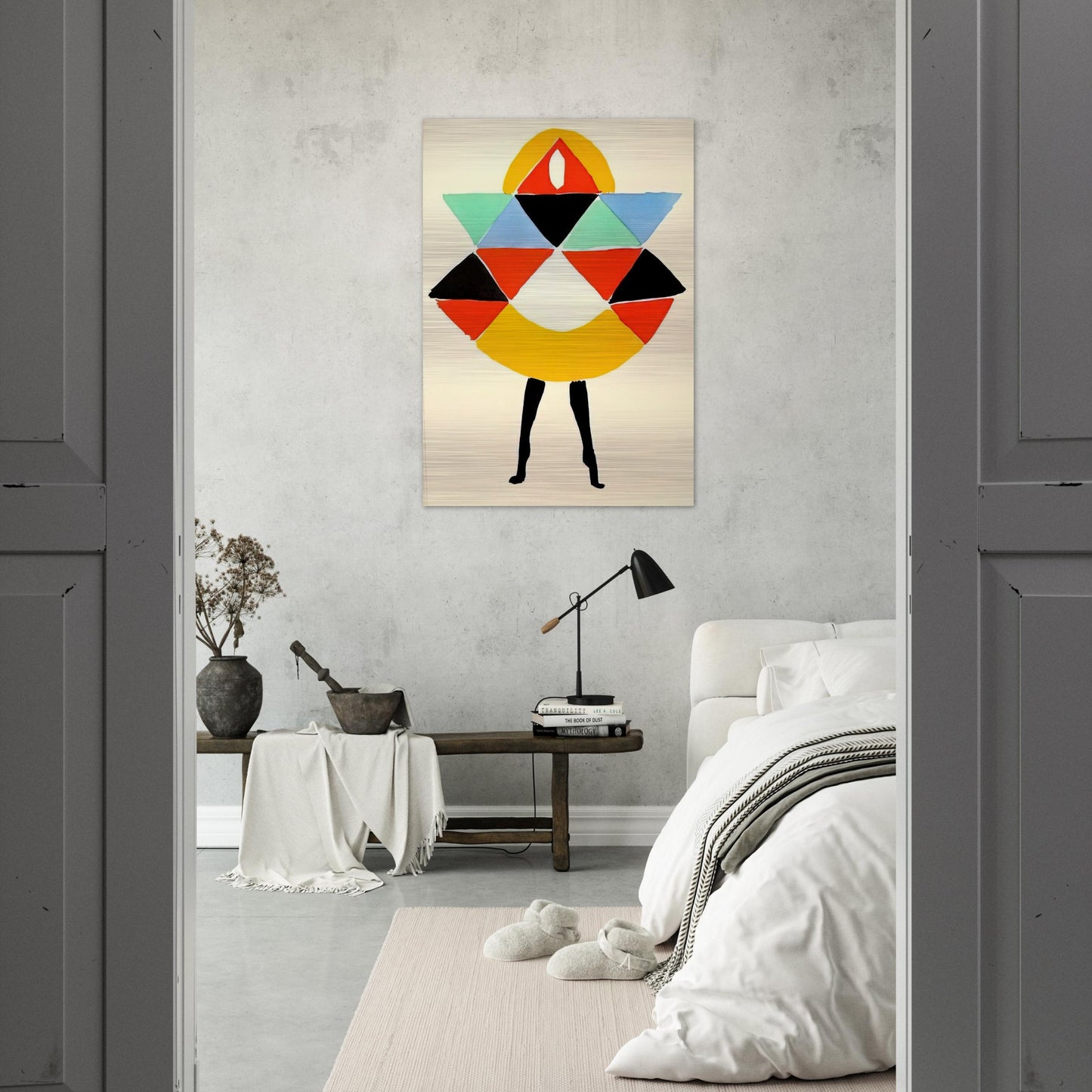 TERK - Sonia Delaunay Brushed Aluminum Print - 70x100 cm / 28x40 inches | Sonia Delaunay Aluminum Print | Sonia Delaunay Prints