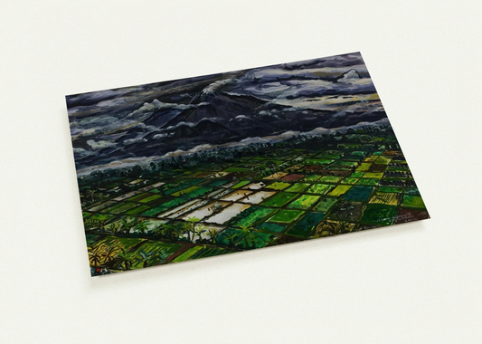 MT SEMERU JADKA KURA JAVA 1969 By Ivan Albright Pack of 10 Post Cards | Ivan Albright Post Cards | A6 (10.5 x 14.8 cm) - 4.1 x 5.8 inches