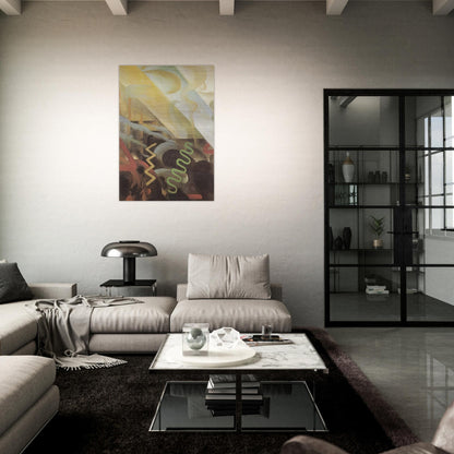 Astrazione - 1921 - Julius Evola Brushed Aluminum Print - 70x100 cm / 28x40 inches | Julius Evola Aluminum Print | Julius Evola Prints