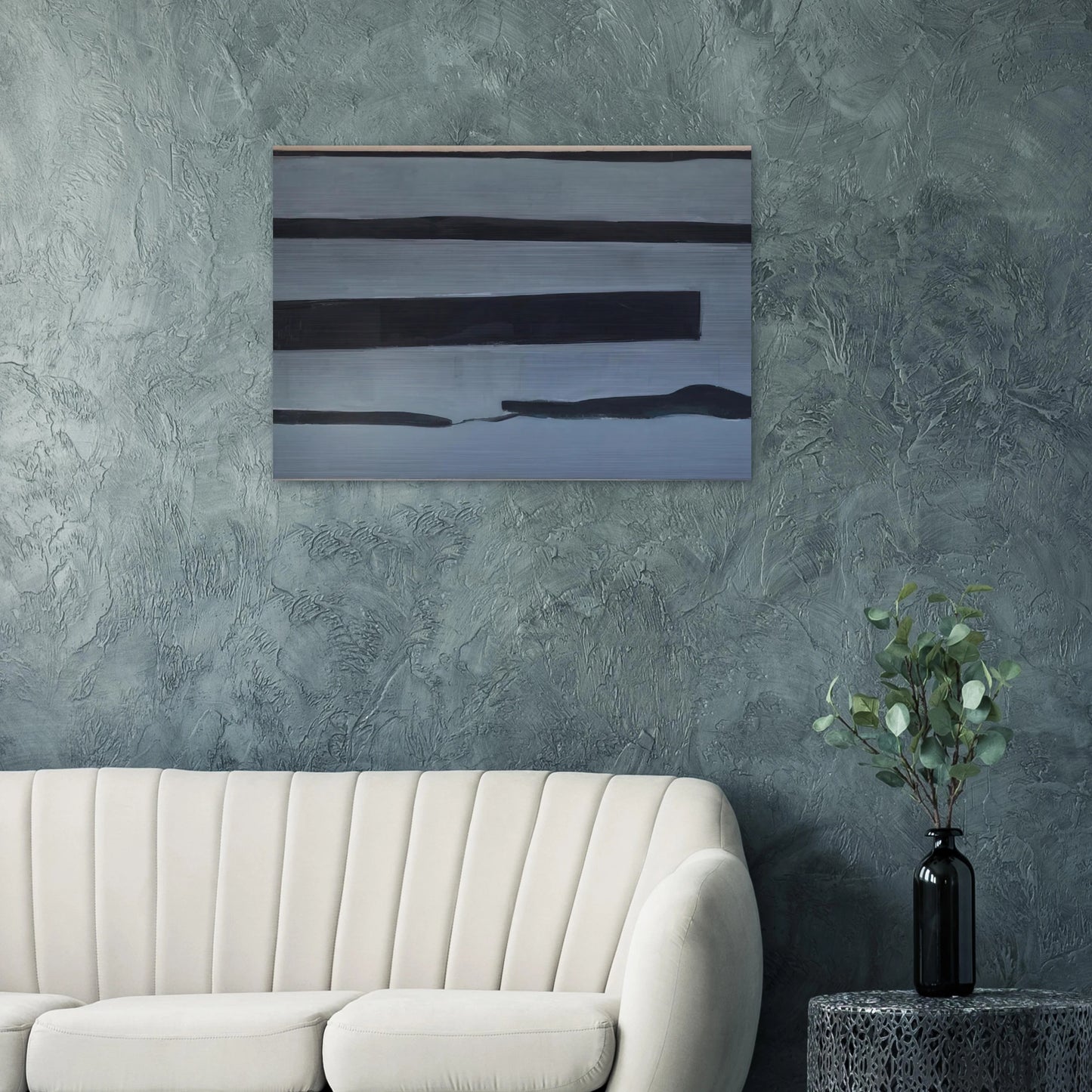 Untitled - 1956 - Donald Judd Brushed Aluminum Print - 70x100 cm / 28x40 inches | Donald Judd Aluminum Print | Donald Judd Prints