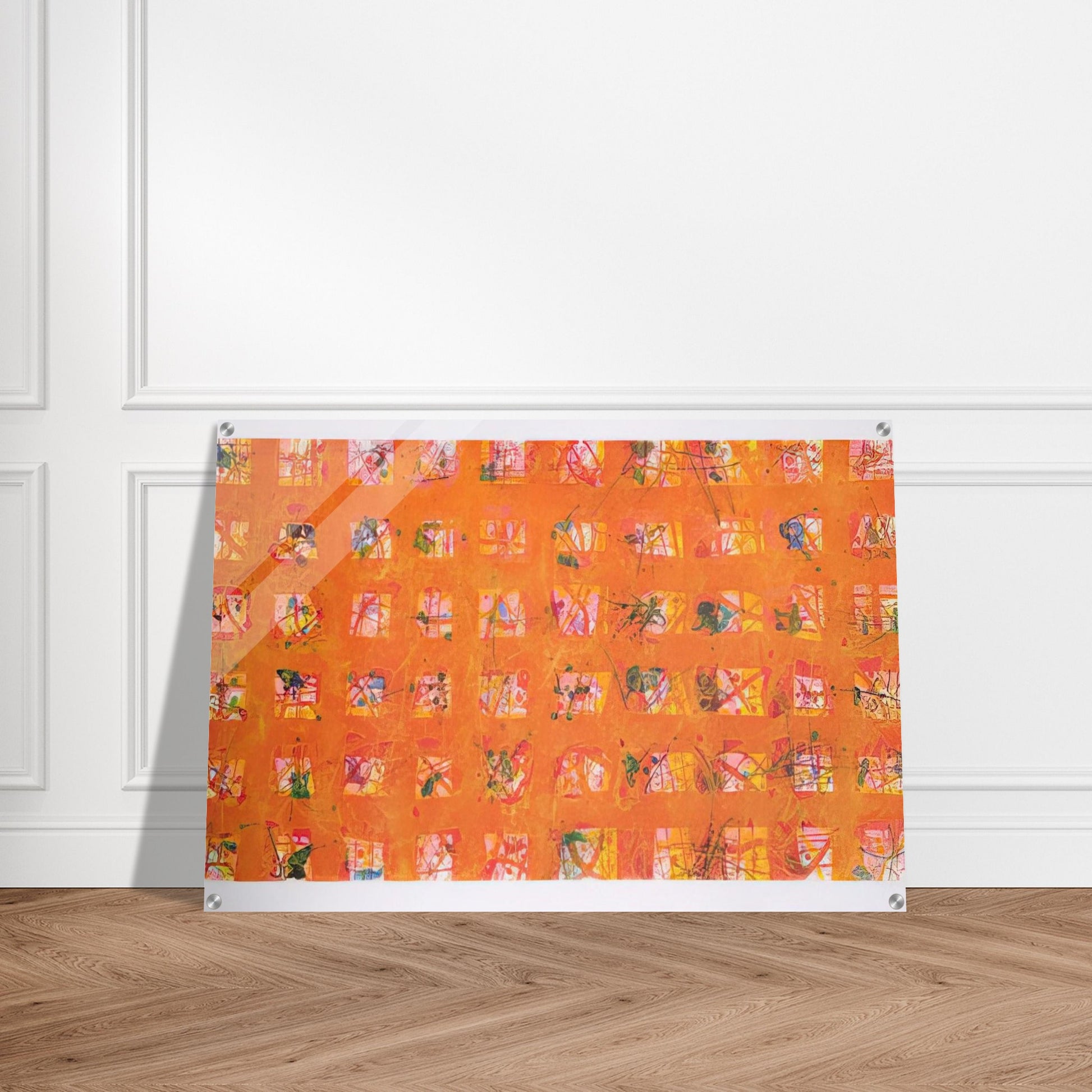Pioggia d'Oro  Golden Rain  - Sam Francis Acrylic Print - 70x100 cm / 28x40″ inches