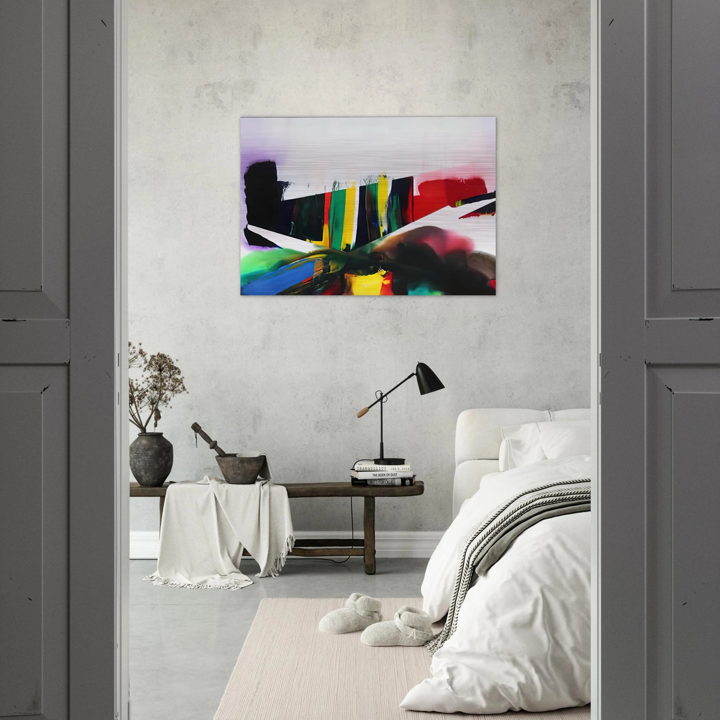 Phenomena Cave of the Prism Winds Year - Paul Jenkins Brushed Aluminum Print - 70x100 cm / 28x40 inches | Paul Jenkins Aluminum Print | Paul Jenkins Prints