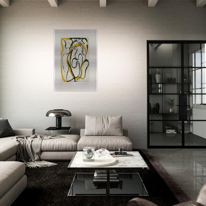 Untitled - Abstract Expressionism - Brice Marden Brushed Aluminum Print - 70x100 cm / 28x40 inches | Brice Marden Aluminum Print | Brice Marden Prints