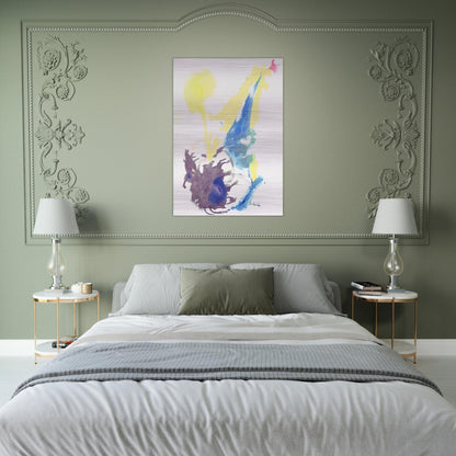 Moving Day - 1961 - Helen Frankenthaler Brushed Aluminum Print - 70x100 cm / 28x40 inches | Helen Frankenthaler Aluminum Print | Helen Frankenthaler Prints
