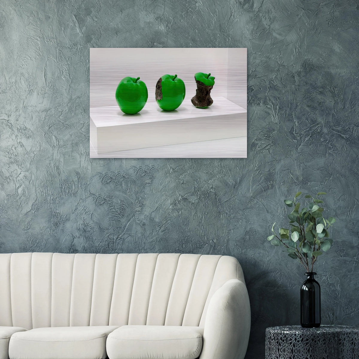 2 Minutes, 33 Seconds - 1990 - Billy Apple Brushed Aluminum Print - 70x100 cm / 28x40 inches | Billy Apple Aluminum Print | Billy Apple Prints