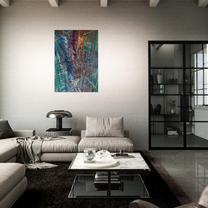 Calculating Space - Konrad Zuse Brushed Aluminum Print - 70x100 cm / 28x40 inches | Konrad Zuse Aluminum Print | Konrad Zuse Prints