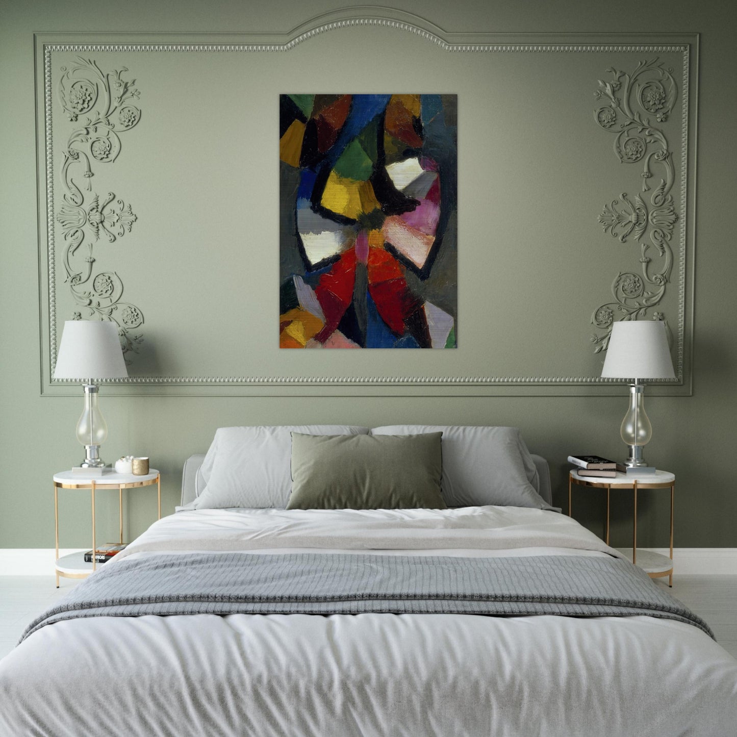 Synchromy No. 6 - 1914 - Morgan Russell Brushed Aluminum Print - 70x100 cm / 28x40 inches | Morgan Russell Aluminum Print | Morgan Russell Prints