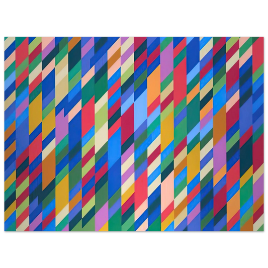 Bridget Riley - NATARAJA 1993  75x100 cm / 30x40inches Fine Art Poster