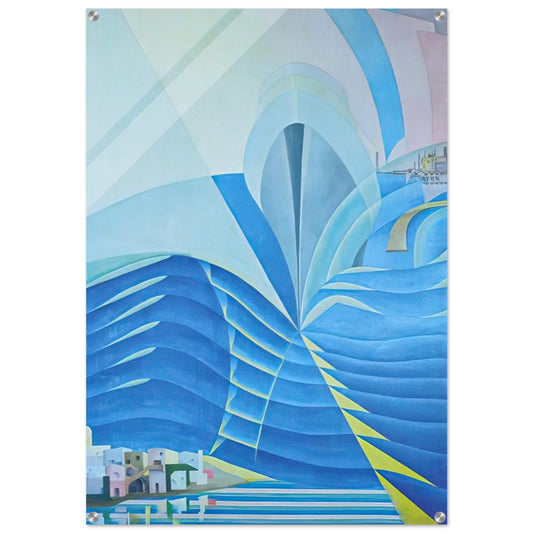 Synthesis of Marine Communications - 1934 - Benedetta Cappa Acrylic Print - 70x100 cm / 28x40″ inches | Benedetta Cappa Wall Art | Benedetta Cappa Prints