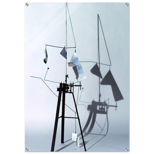 Useless Machine Arrhythmic Carousel - 1953 - Bruno Munari Acrylic Print - 70x100 cm / 28x40″ inches | Bruno Munari Wall Art | Bruno Munari Prints