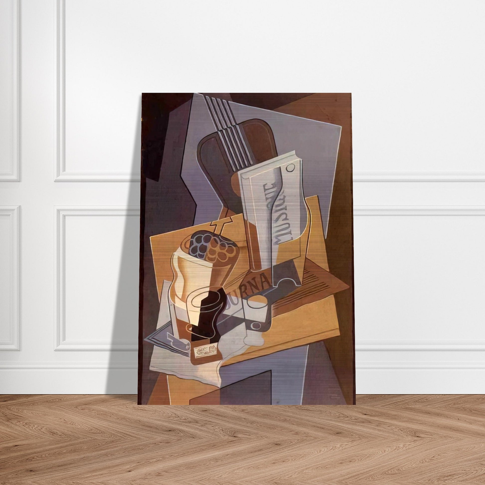 THE BOOK OF MUSIC 1922 - Juan Gris Brushed Aluminum Print - 70x100 cm / 28x40 inches | Juan Gris Aluminum Print | Juan Gris Prints