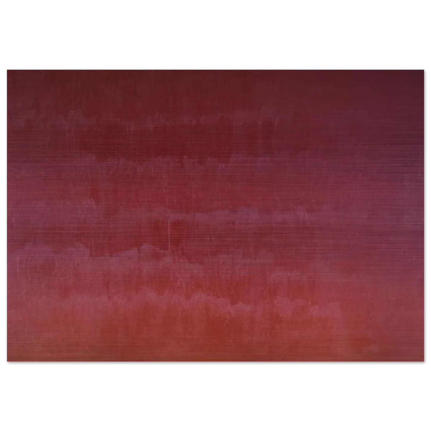 Venetian Red - Marcia Hafif Brushed Aluminum Print - 70x100 cm / 28x40 inches | Marcia Hafif Aluminum Print | Marcia Hafif Prints
