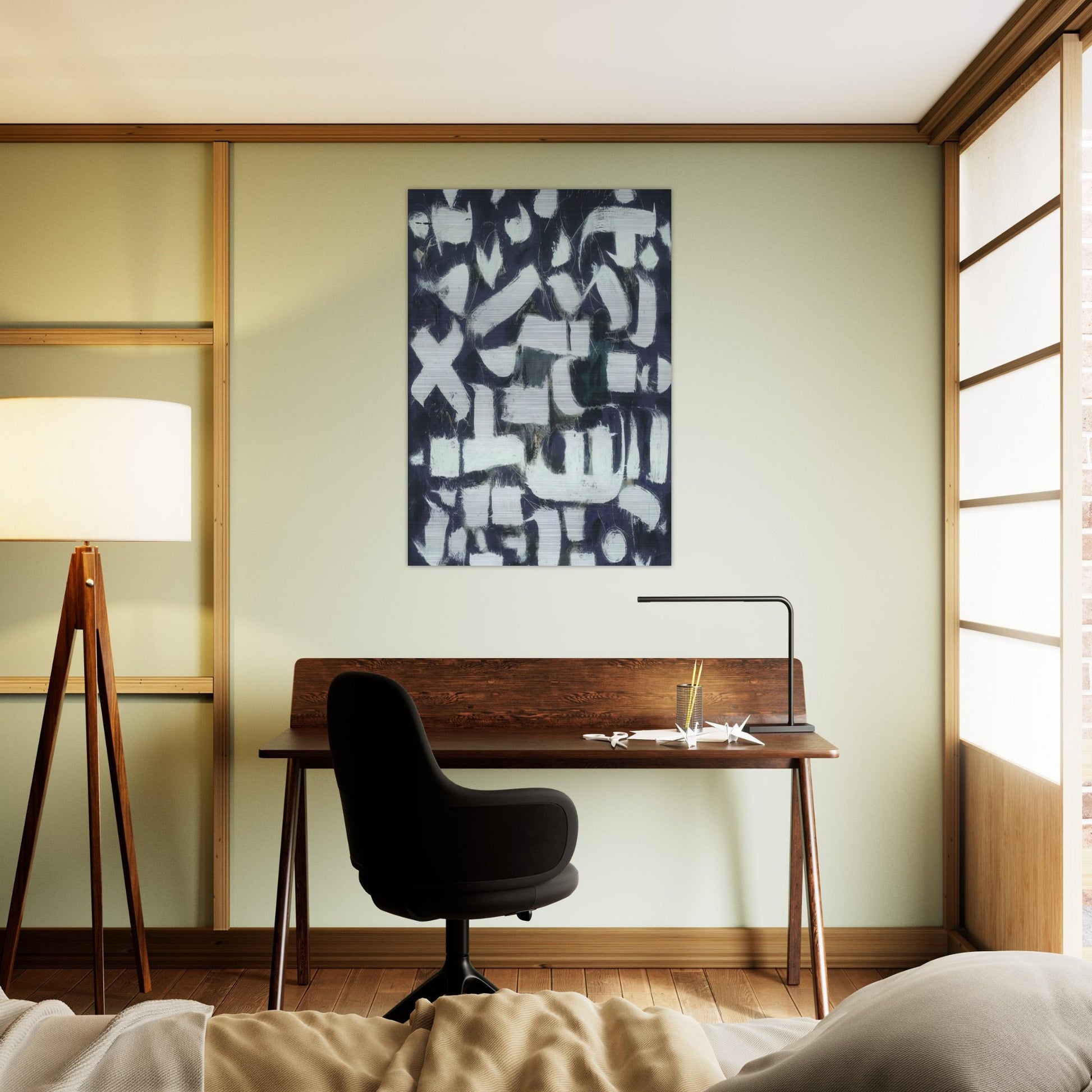 Number 14 - 1949 - Bradley Walker Tomlin Brushed Aluminum Print - 70x100 cm / 28x40 inches | Bradley Walker Tomlin Aluminum Print | Bradley Walker Tomlin Prints