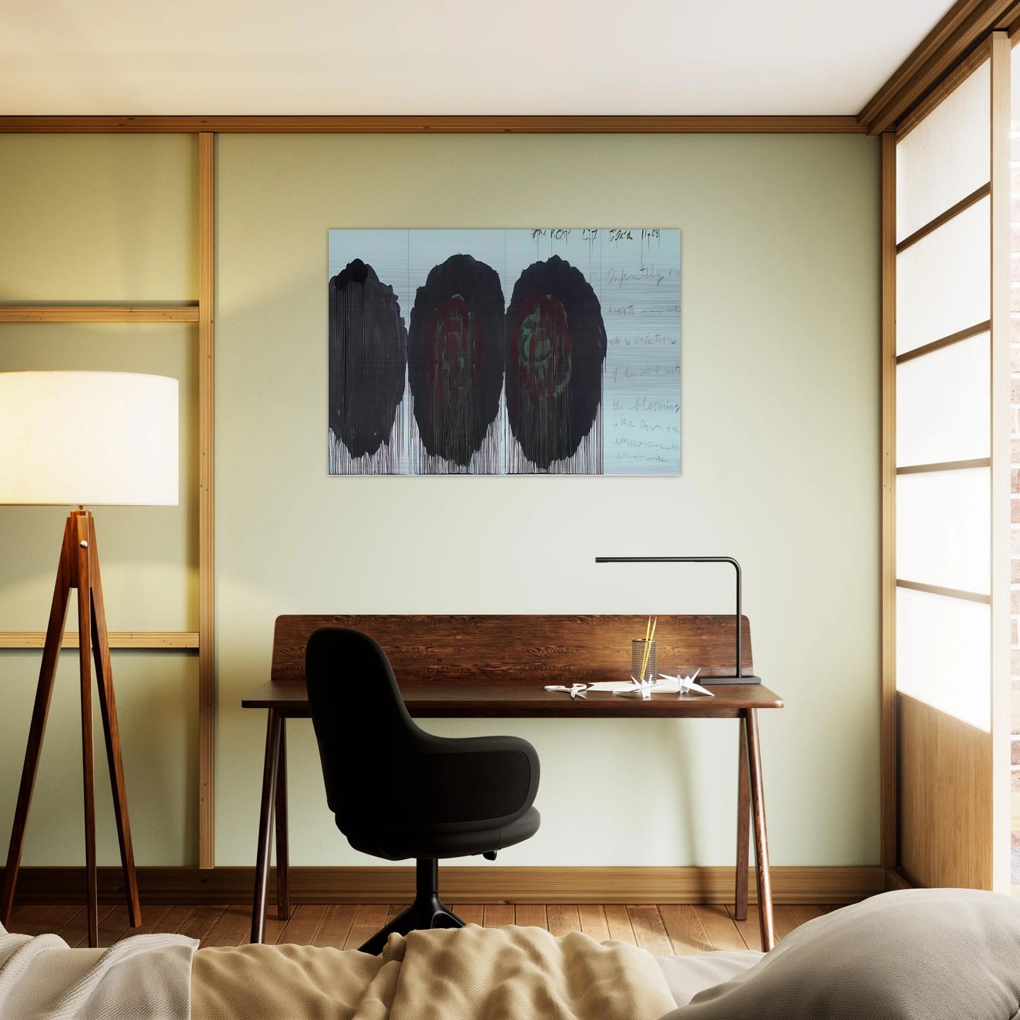 The Rose  V  - Cy Twombly Brushed Aluminum Print - 70x100 cm / 28x40 inches | Cy Twombly Aluminum Print | Cy Twombly Prints