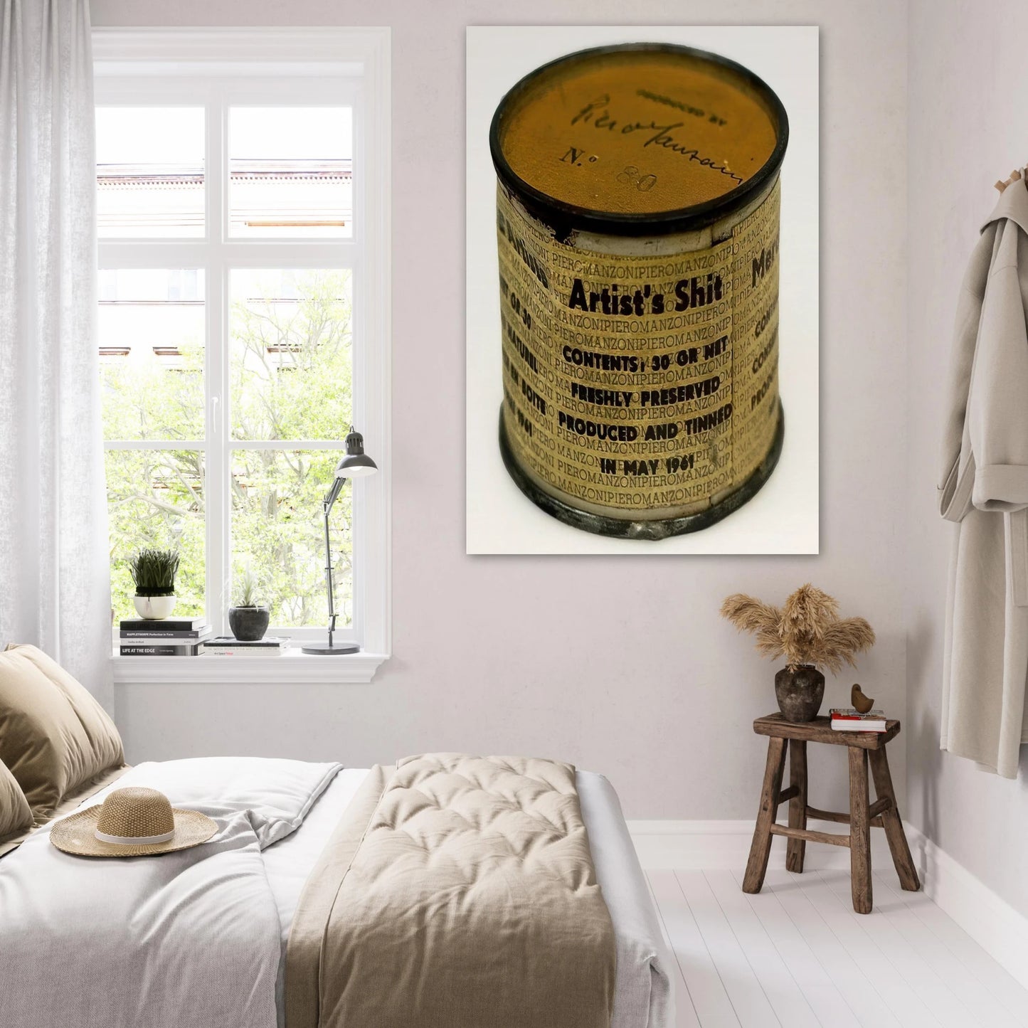 Artist's Shit - Piero Manzoni Art Prints - 100x150 cm / 40x60″ inches | Piero Manzoni Poster | Piero Manzoni Prints