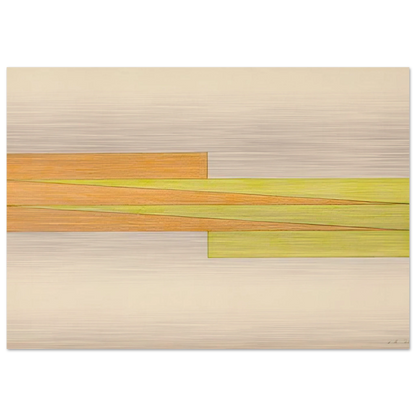 Untitled - 1965 - Larry Zox Brushed Aluminum Print - 70x100 cm / 28x40 inches | Larry Zox Aluminum Print | Larry Zox Prints