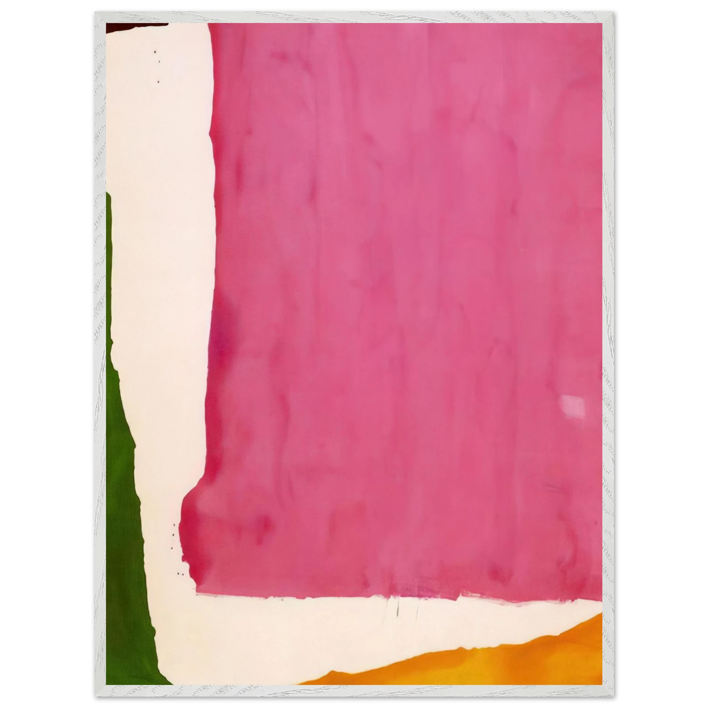 Helen Frankenthaler - Mauve District - 1966 Wall art - 60x80 cm / 24x32 inches - Premium Wooden Framed Poster With Fine Art Paper-canvas - Black frame