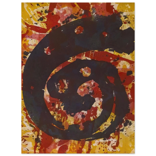 Sam Francis - Untitled  L. I48; SFE-015   75x100 cm / 30x40inches Fine Art Poster