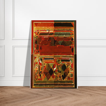 Saurashtra - 1983 - S. H. Raza Brushed Aluminum Print - 70x100 cm / 28x40 inches | S. H. Raza Aluminum Print | S. H. Raza Prints