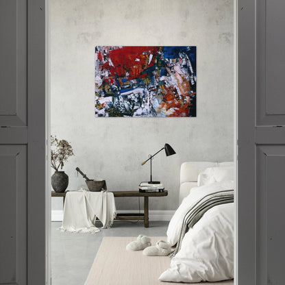 Perspectives - Jean-Paul Riopelle Brushed Aluminum Print - 70x100 cm / 28x40 inches | Jean-Paul Riopelle Aluminum Print | Jean-Paul Riopelle Prints