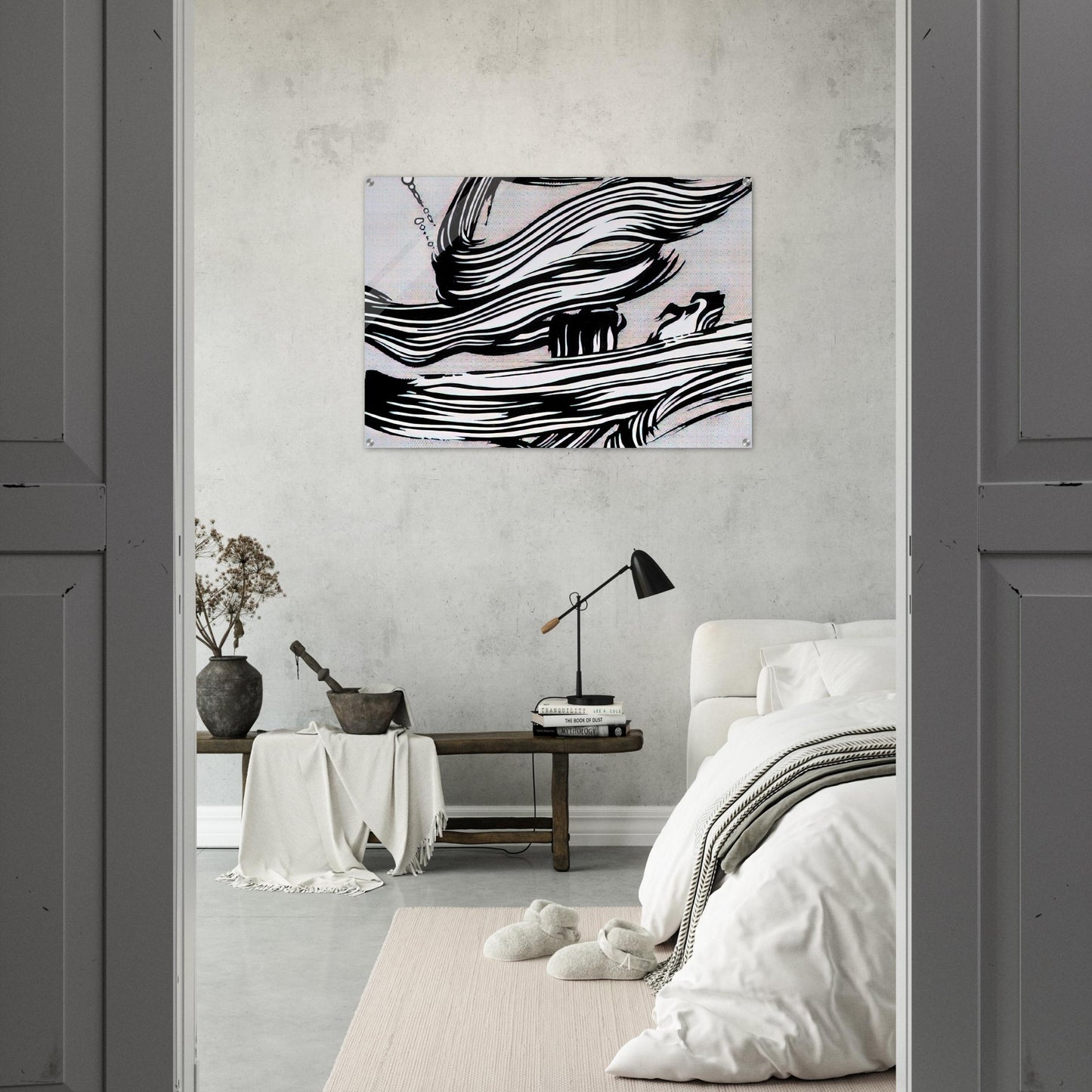 BRUSHSTROKES 1968 - Roy Lichtenstein Acrylic Print - 70x100 cm / 28x40″ inches