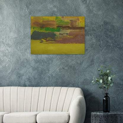 August Deep - 1978 - Helen Frankenthaler Brushed Aluminum Print - 70x100 cm / 28x40 inches | Helen Frankenthaler Aluminum Print | Helen Frankenthaler Prints