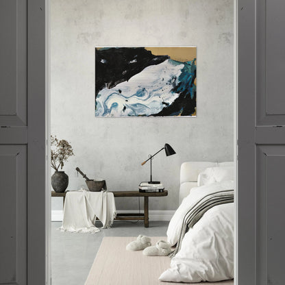 GE-21 - 1991 - Emil Schumacher Brushed Aluminum Print - 70x100 cm / 28x40 inches | Emil Schumacher Aluminum Print | Emil Schumacher Prints