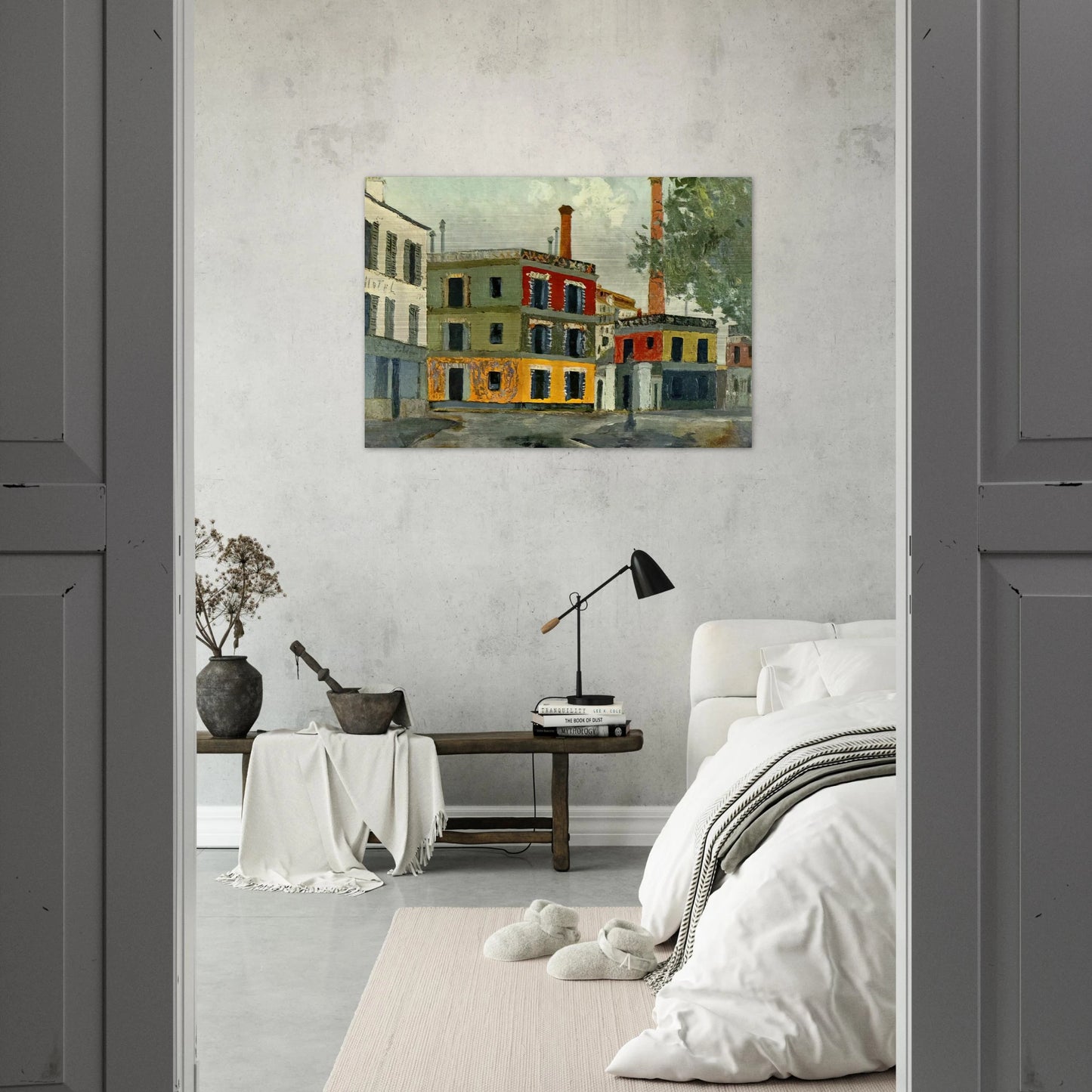 FACTORY - Maurice Utrillo Brushed Aluminum Print - 70x100 cm / 28x40 inches | Maurice Utrillo Aluminum Print | Maurice Utrillo Prints