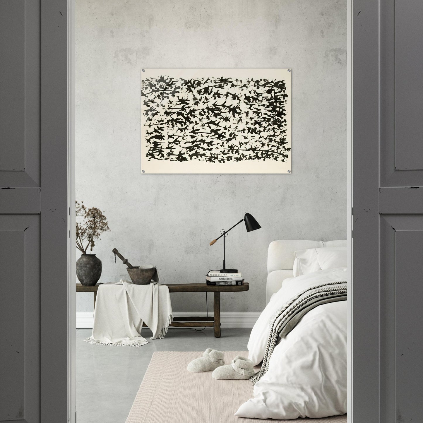 UNTITLED 7 - Henri Michaux Acrylic Print - 70x100 cm / 28x40″ inches