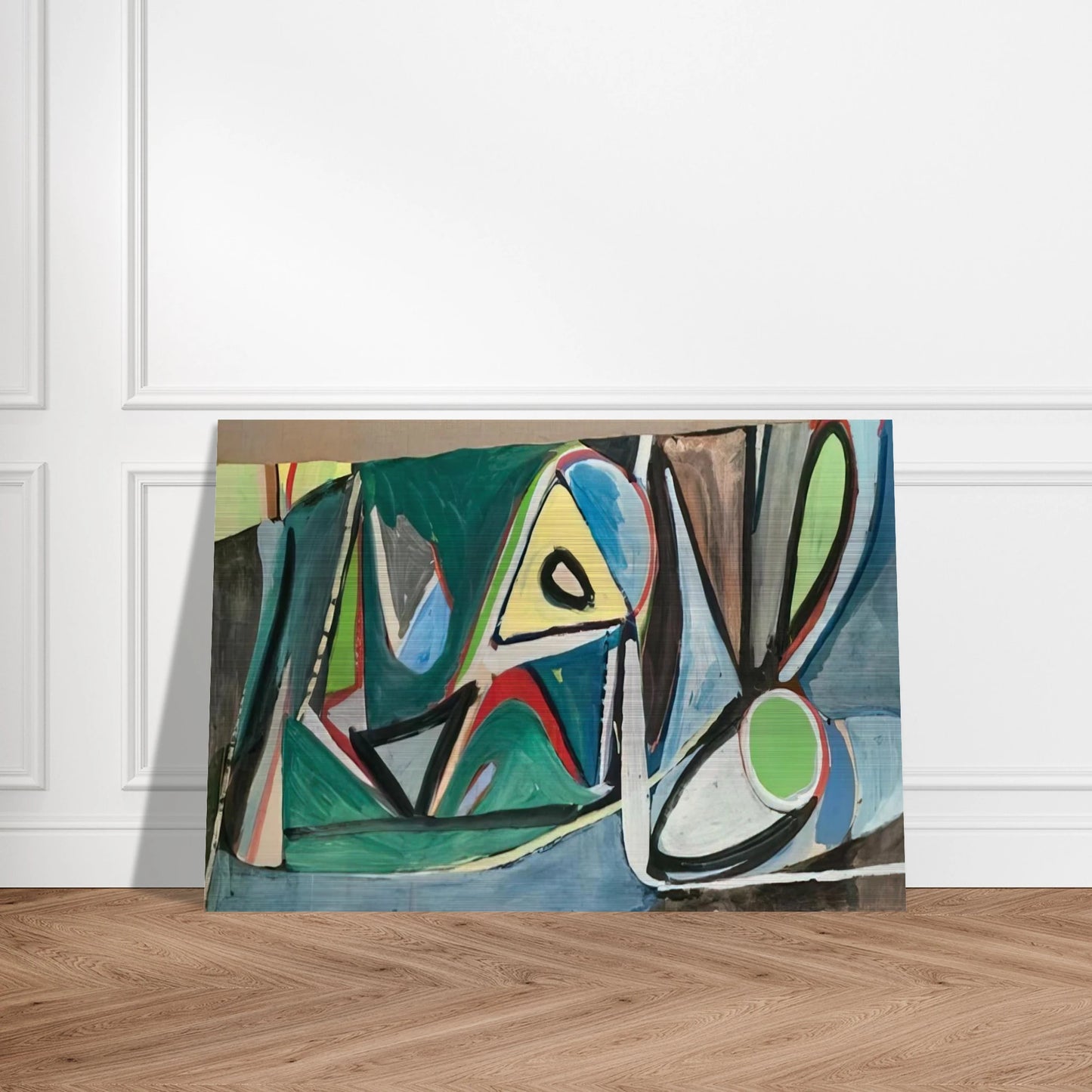 Montrouge - 1948 - Bram van Velde Brushed Aluminum Print - 70x100 cm / 28x40 inches | Bram van Velde Aluminum Print | Bram van Velde Prints