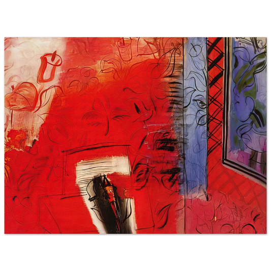 Raoul Dufy - STILL LIFE WITH VIOLIN HOMMAGE TO BACH 1952  75x100 cm / 30x40inches Fine Art Poster