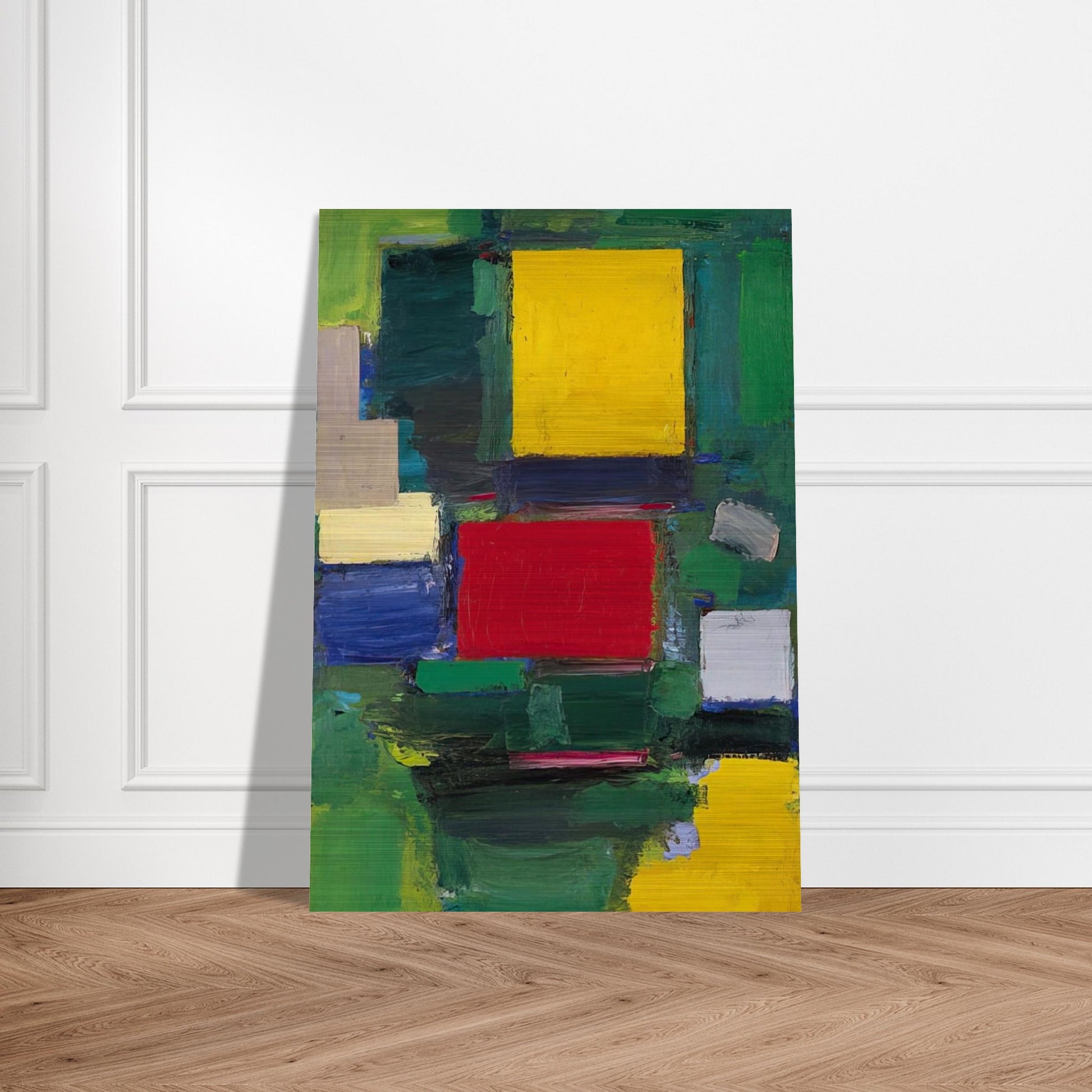 The Gate - Hans Hofmann Brushed Aluminum Print - 70x100 cm / 28x40 inches | Hans Hofmann Aluminum Print | Hans Hofmann Prints