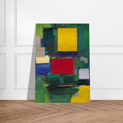 The Gate - Hans Hofmann Brushed Aluminum Print - 70x100 cm / 28x40 inches | Hans Hofmann Aluminum Print | Hans Hofmann Prints