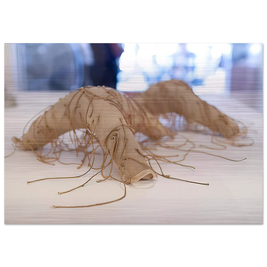 UNTITLED 1 - Eva Hesse Brushed Aluminum Print - 70x100 cm / 28x40 inches | Eva Hesse Aluminum Print | Eva Hesse Prints