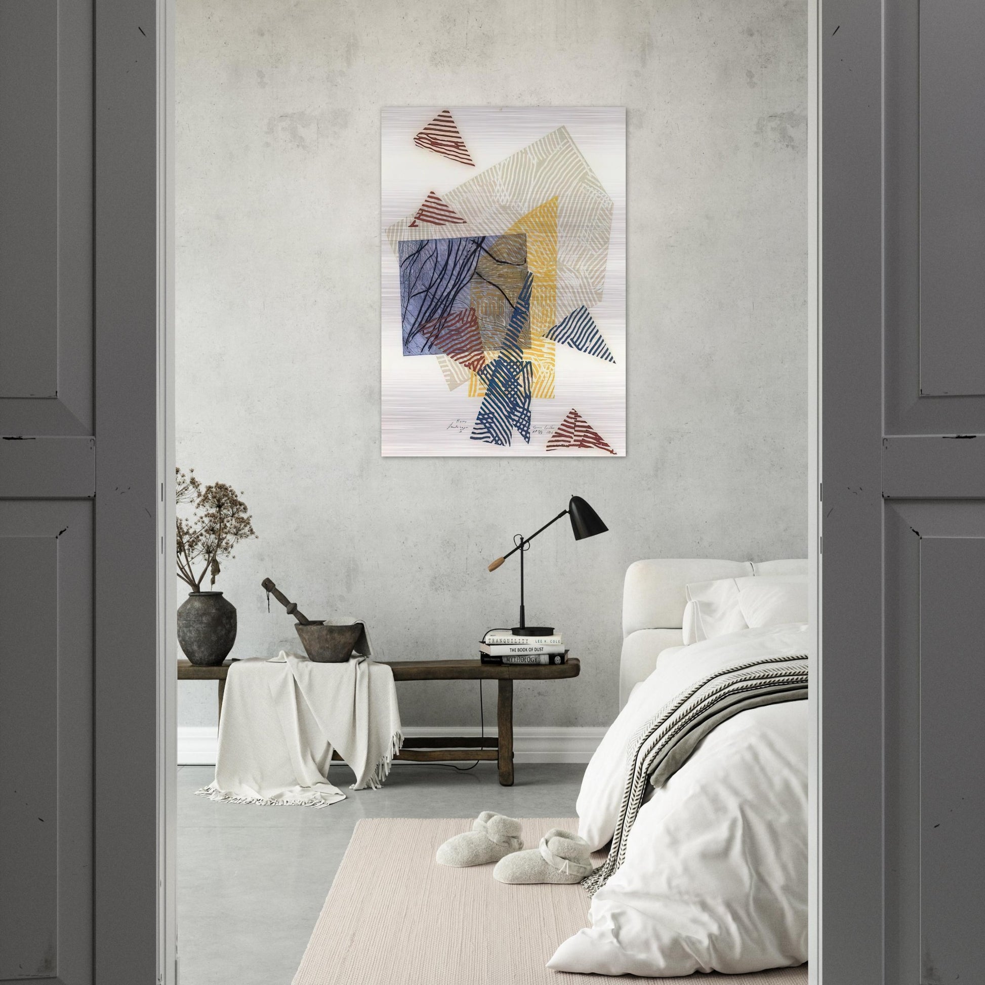 Buoy Landscape II - Sam Gilliam Brushed Aluminum Print - 70x100 cm / 28x40 inches | Sam Gilliam Aluminum Print | Sam Gilliam Prints