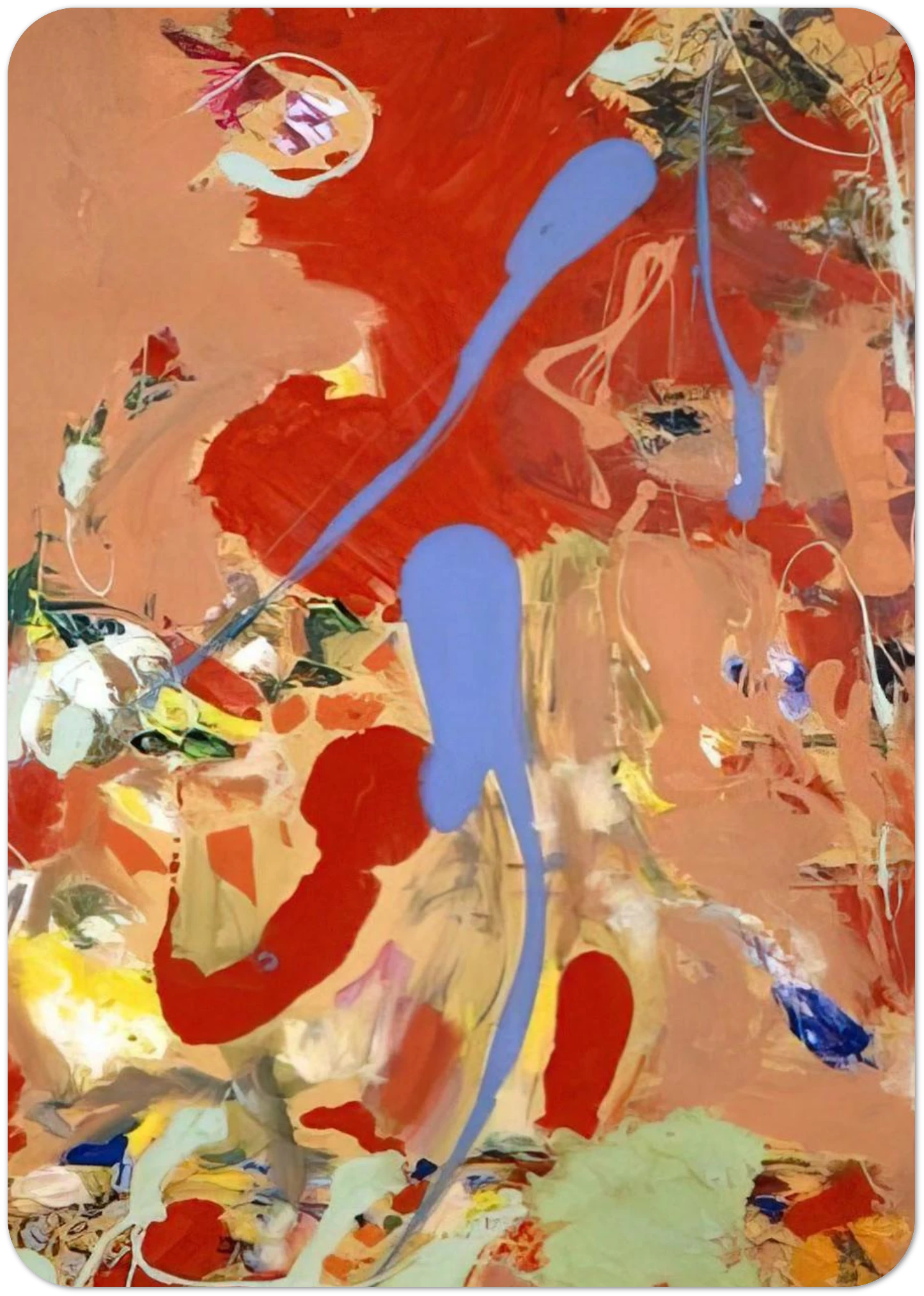 Aquatic Garden By Hans Hofmann Pack of 10 Post Cards | Hans Hofmann Post Cards | A6 (10.5 x 14.8 cm) - 4.1 x 5.8 inches