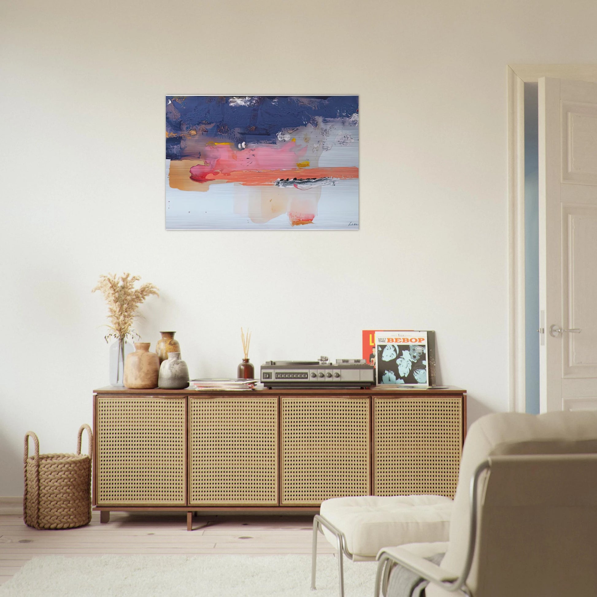 Western Roadmap, 1991- - Helen Frankenthaler Brushed Aluminum Print - 70x100 cm / 28x40 inches | Helen Frankenthaler Aluminum Print | Helen Frankenthaler Prints