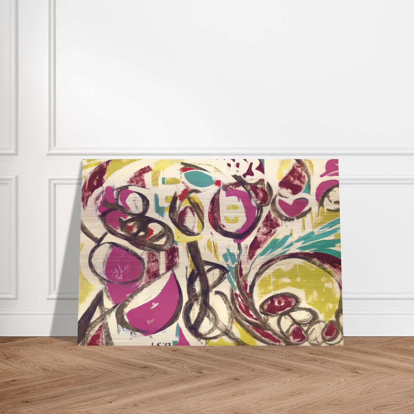 Thaw - Lee Krasner Brushed Aluminum Print - 70x100 cm / 28x40 inches | Lee Krasner Aluminum Print | Lee Krasner Prints