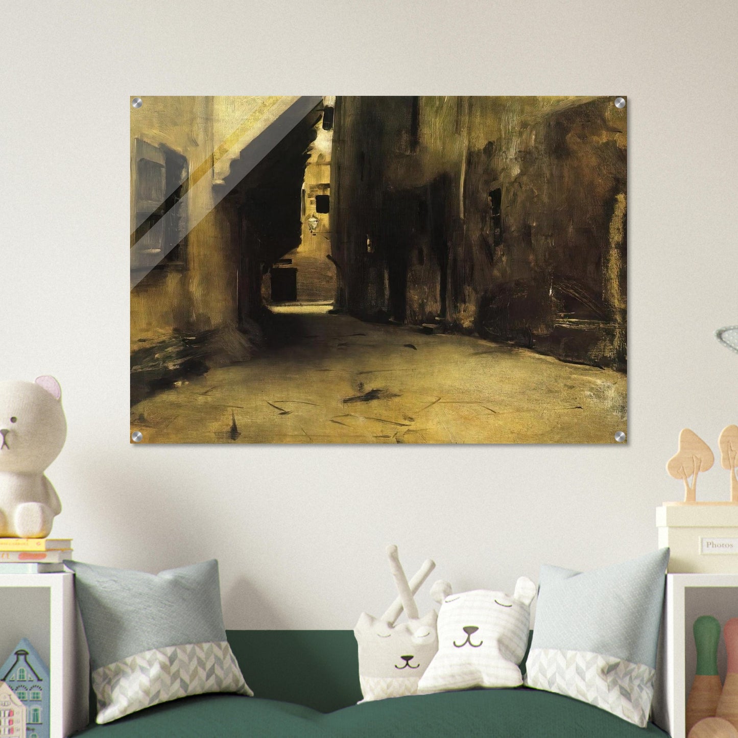 A Street in Venice - John Singer Sargent Acrylic Print - 70x100 cm / 28x40″ inches