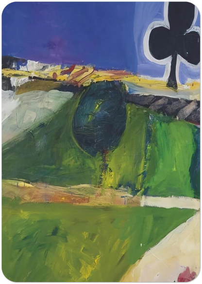 Landscape with Figure By Richard Diebenkorn Pack of 10 Post Cards | Richard Diebenkorn Post Cards | A6 (10.5 x 14.8 cm) - 4.1 x 5.8 inches