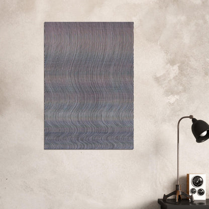 FALL 1963 - Bridget Riley Brushed Aluminum Print - 70x100 cm / 28x40 inches | Bridget Riley Aluminum Print | Bridget Riley Prints
