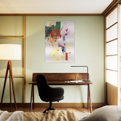 The Castle - Hans Hofmann Brushed Aluminum Print - 70x100 cm / 28x40 inches | Hans Hofmann Aluminum Print | Hans Hofmann Prints