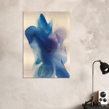 Phenomena Astral Blue - Paul Jenkins Brushed Aluminum Print - 70x100 cm / 28x40 inches | Paul Jenkins Aluminum Print | Paul Jenkins Prints