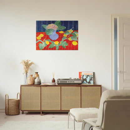 LEMONS AND SAXIFRAGES 1943 - Henri Matisse Brushed Aluminum Print - 70x100 cm / 28x40 inches | Henri Matisse Aluminum Print | Henri Matisse Prints