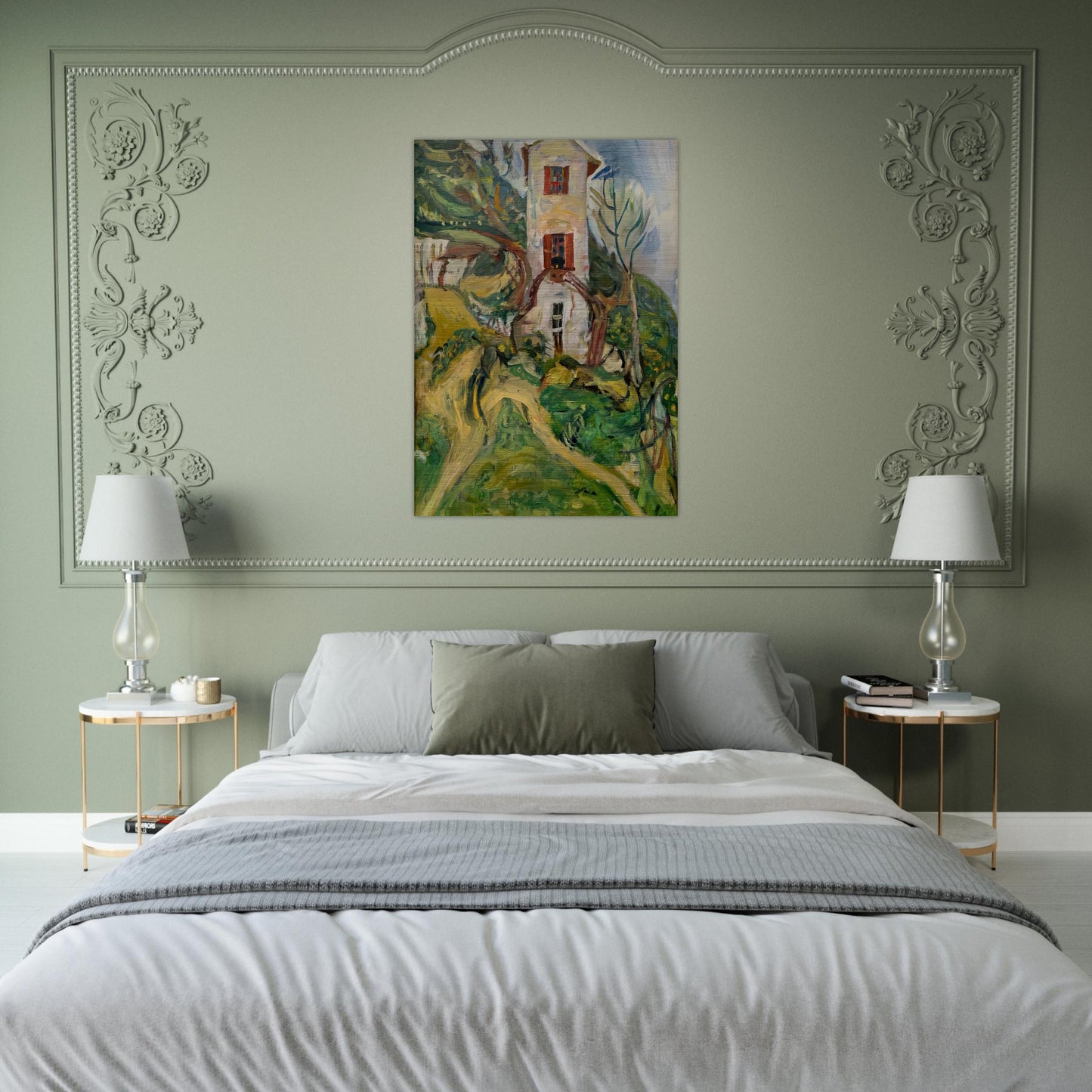 WHITE HOUSE 1918 - Chaim Soutine Brushed Aluminum Print - 70x100 cm / 28x40 inches | Chaim Soutine Aluminum Print | Chaim Soutine Prints