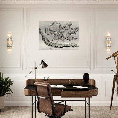 Dead Leaf and Pod - Vincent van Gogh Brushed Aluminum Print - 70x100 cm / 28x40 inches | Vincent van Gogh Aluminum Print | Vincent van Gogh Prints