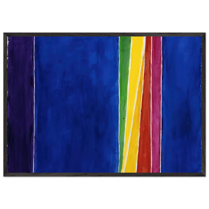 ATMOSPHERIC EFFECTS II 1972 - Alma Woodsey Thomas 70x100 cm / 28x40 inches Framed Art Print – Black Wooden Frame
